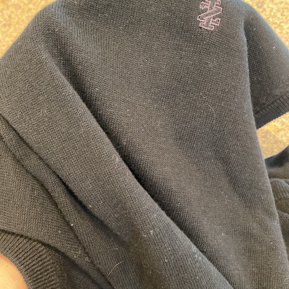 Izod Black Cotton Sweater Vest XLT XL Tall - Picture 16 of 16